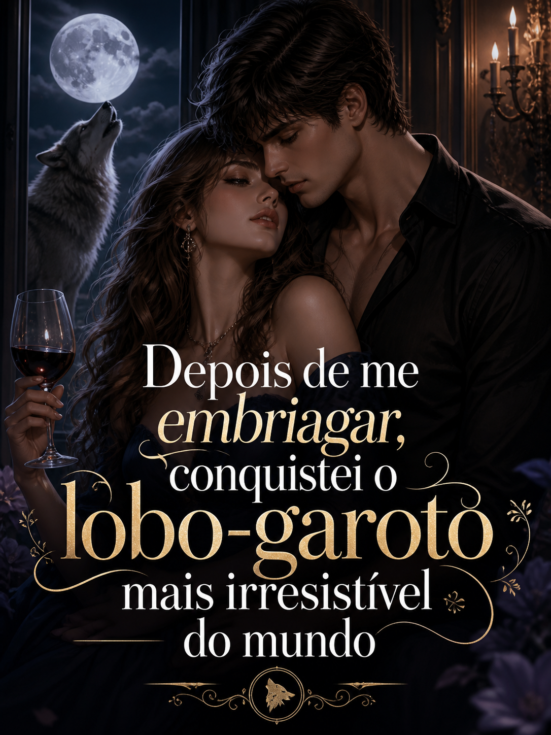 Depois de me embriagar, conquistei o lobo-garoto mais irresistível do mundo