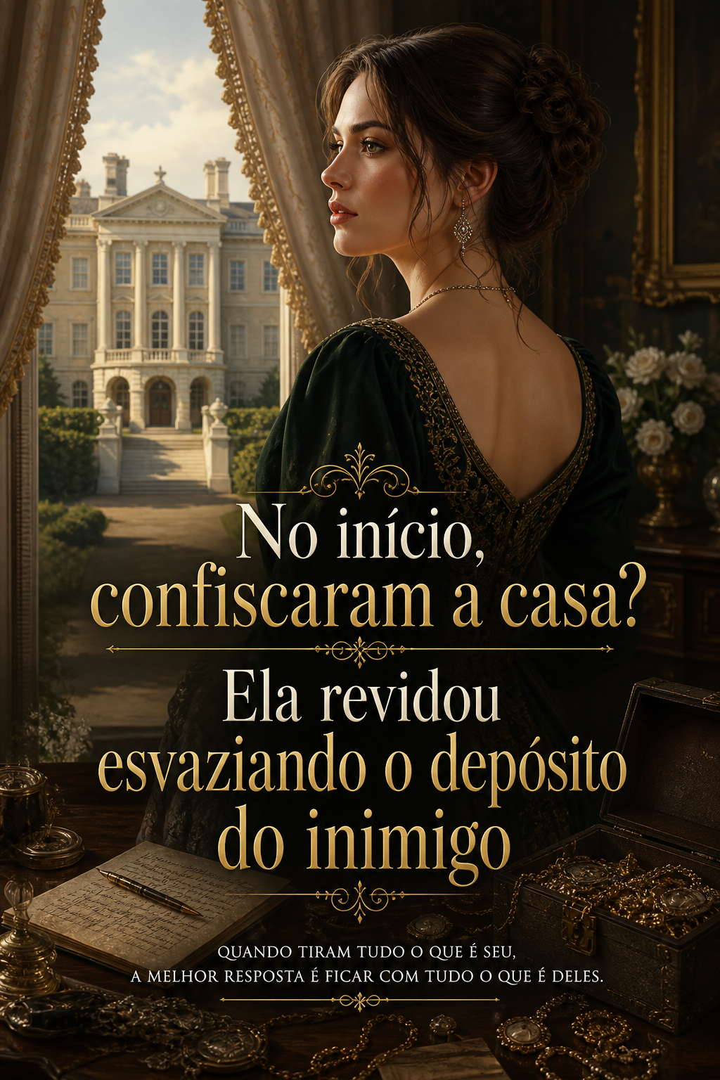 No início, confiscaram a casa? Ela revidou esvaziando o depósito do inimigo