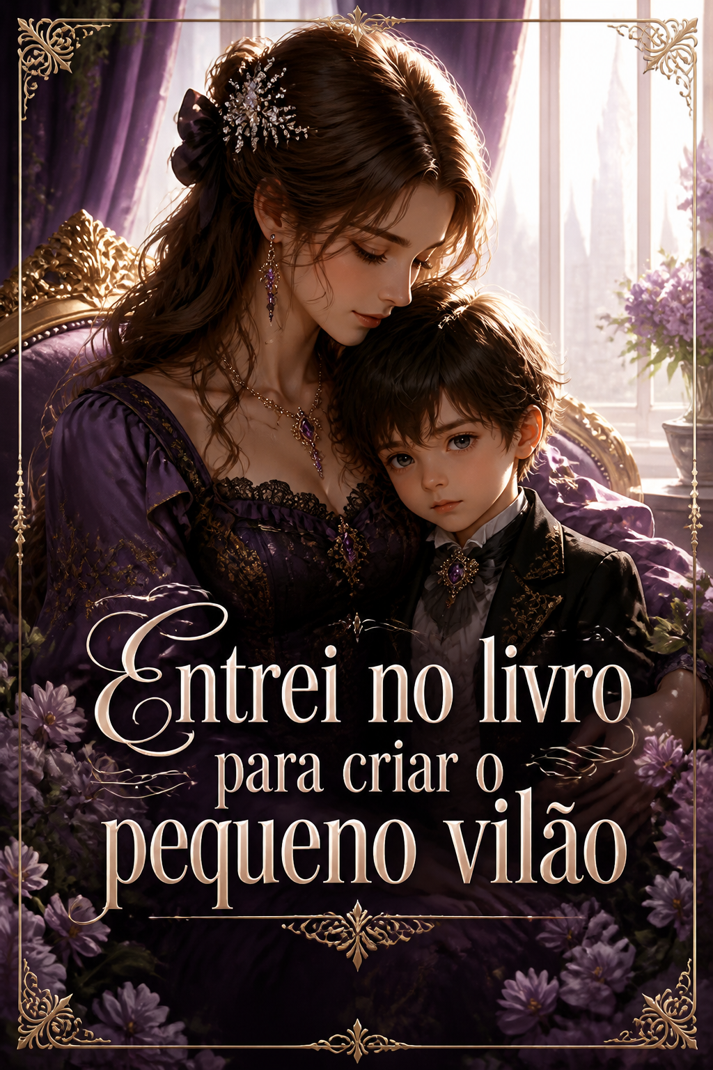 Entrei no livro para criar o pequeno vilão