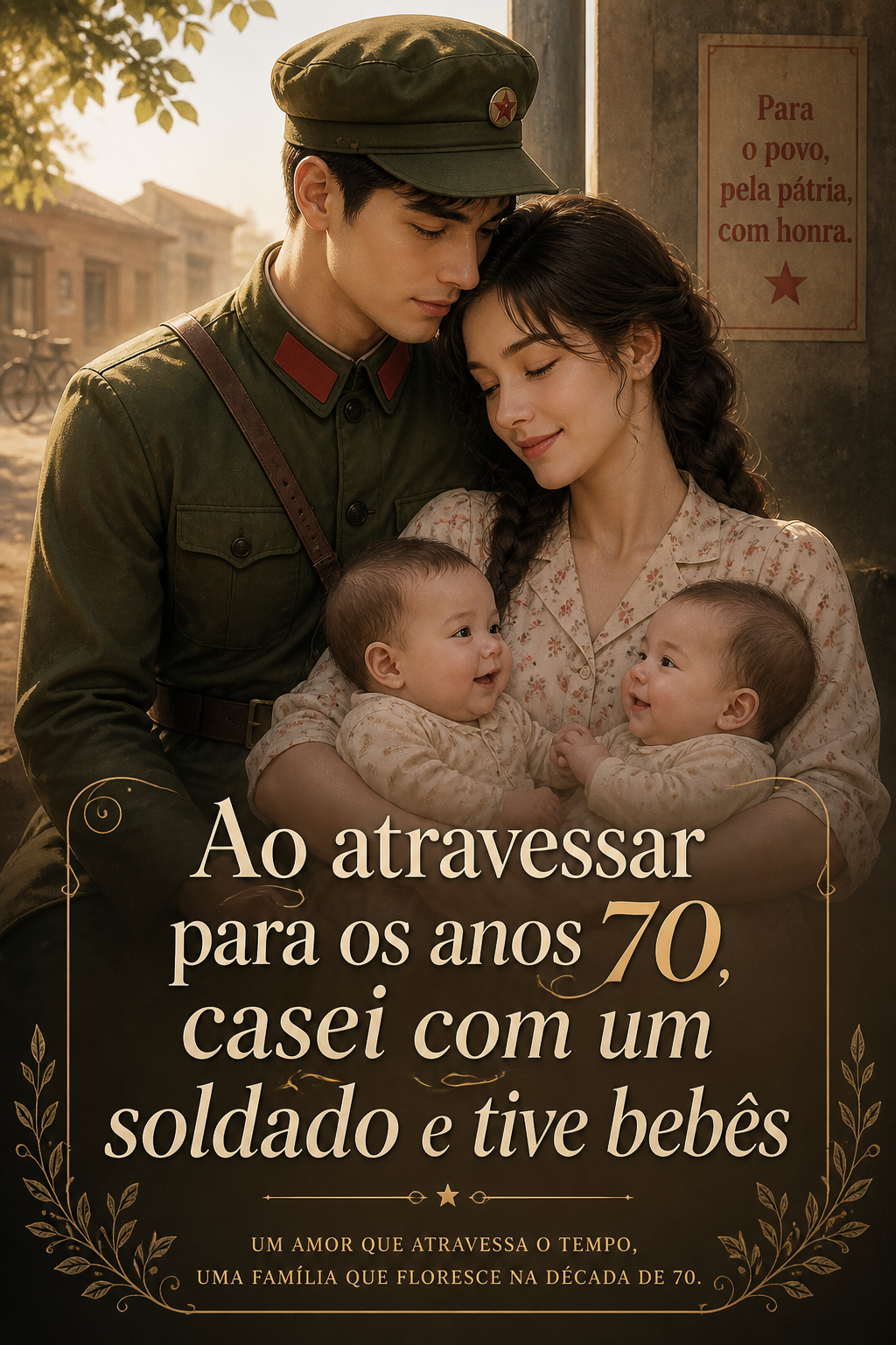 Ao atravessar para os anos 70, casei com um soldado e tive bebês